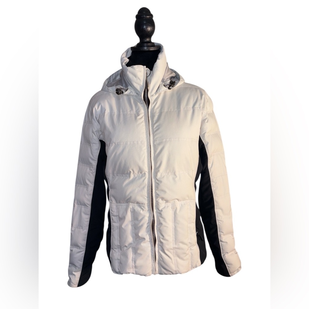 Obermeyer Ridgeline X4 Outer Layer Weather X System White/Black Size 6 - Picture 2 of 16